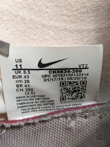 Nike Womens React Element 55 Pumice Pink Running Shoes CK0834-200 Size 11 - Picture 7 of 7
