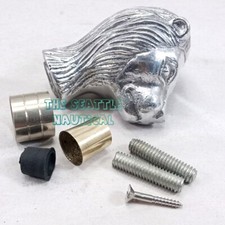 Antique Handmade Polish Designer Lion Head Handle for Walking Stick Cane Men