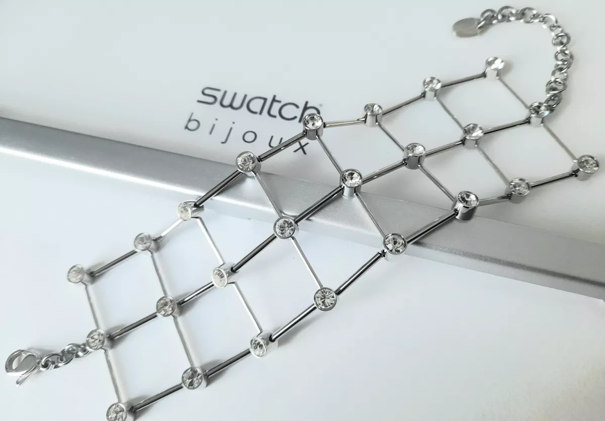 Swatch Bijoux : La Magnifique Bracelet  Nightmesh  (JBM047) Neuf / Rare