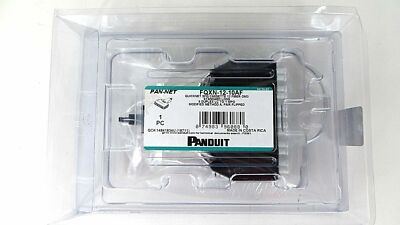 Panduit FCS9N-12-10P OptiCom® LC Splice Cassette OS2, 12 Fiber Discrete Pigtail, Std IL