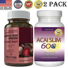 Apple Cider Vinegar Beet Root Acai Berry Fat Burner Weight Loss Supplements
