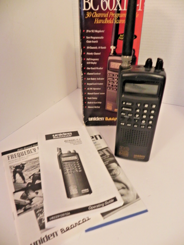 Uniden Bearcat BC60XLT-1 Black 30 Channel 10 Band Radio Scanner w/ Antenna WORKS - Zdjęcie 3 z 12