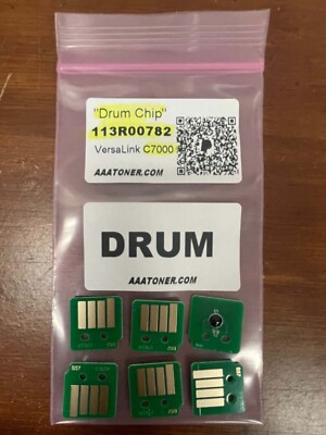 6 x Drum Chip (113R00782) for Xerox VersaLink C7000 Refill