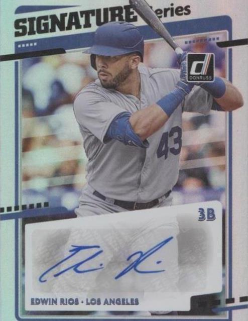 2020 Panini Donruss - Signature Series Edwin Rios #SS-ER (AU, RC) for ...