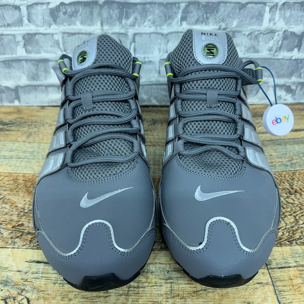 Nike Shox NZ Metallic Silver Grey Mens Running Shoes 501524-025‎ Size 8.5 Nike Shox NZ Midnight Navy / Metallic Silver - Oct 2025  main image 3