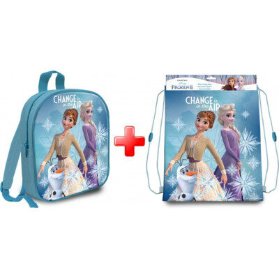 Disney Frozen Ice Magic Bag Rucksack und Turnbeutel-Set Eiskönigin Set