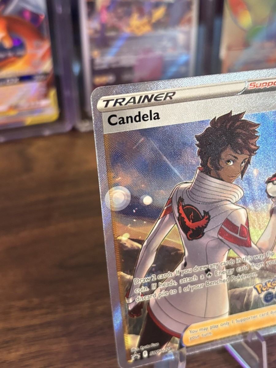 Pokmon TCG Candela SWSH228 Full Art Trainer Black Star Promo Holo- Pokmon  Go | eBay
