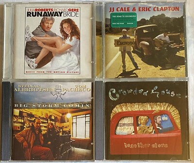 Set mit 4 x CDs Alben Rock Pop Julia Roberts & Richard Gere, Crowded House