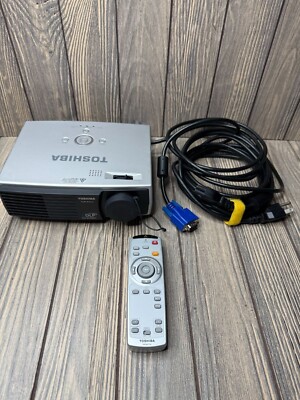 Toshiba TDP-PX10 DLP Projector With Remote & VGA Cable