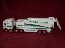1999 HESS "TOY TRUCK" and "SPACE SHUTTLE w/SATELLITE"; STORE DISPLAY "Poster"