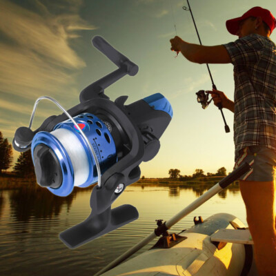 duck dynasty zebco fishing reel 404 Spincast in Bite Alert keeps AMS Bowfishing Retriever TNT valiant spj Color:Blue Mackerel
