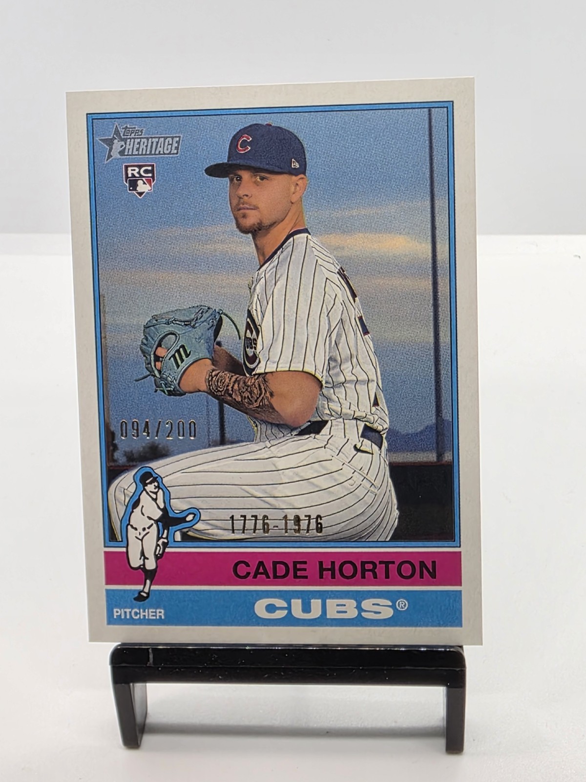 2025 Topps Heritage Cade Horton Bicentennial /200 Rookie SP Chicago Cubs #626