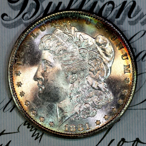 * 1881-S * SUPERB+ GEM BU MS MORGAN SILVER DOLLAR * FROM ORIGINAL COLLECTION