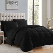 Luxury 7-Piece Bed in a Bag Down Alternative Comforter Set Sheet Set Deep Pocket