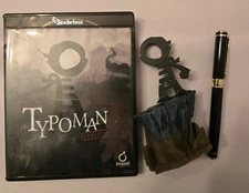 Typoman Game, Fountain Pen And Holder Open Items