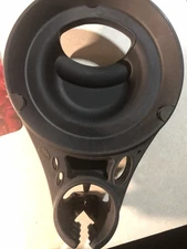 Set Of 4 Plate Caddy Plate Beverage Utensil Plastic Holder Camping Picnic 