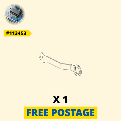 1 x 113453 IKEA Silver Bed Frame Wrench Tool (13mm) for MALM
