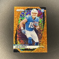 Ladd McConkey 2024 Panini Prizm Orange Disco #365