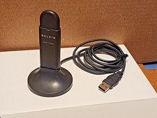Belkin F5D7050 Wireless G Wi-Fi USB Network Adapter Laptop/Desktop w/Software