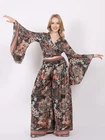 Women's Two piece Wide Leg Pant & Bell Sleeve Top Set Dress Wholesale Mix Lot