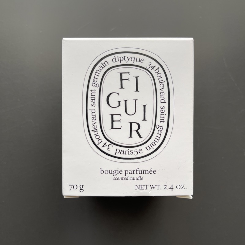 Diptyque Paris Figuier Fig Candle Jar & Box empty excellent condition