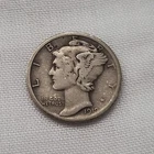VF Tough Early-Date 1919-D MERCURY DIME w/100% Original Surfaces