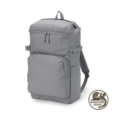 Sac à dos gris hydrofuge MUJI haut ouvert 19 x 11 x 7 po 28 L sac de... - Photo 1/4