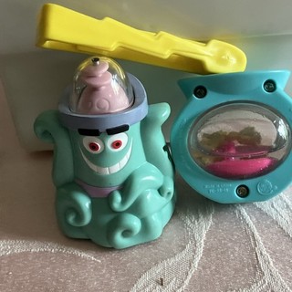 Fairly Oddparents BK toy Crash Landing Mark Chang/octopus Alien Keychain