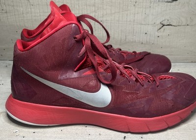 Nike Men s Hyperdunk 2014 High Top Basketball Sneakers Size 13 Red - 652775 607
