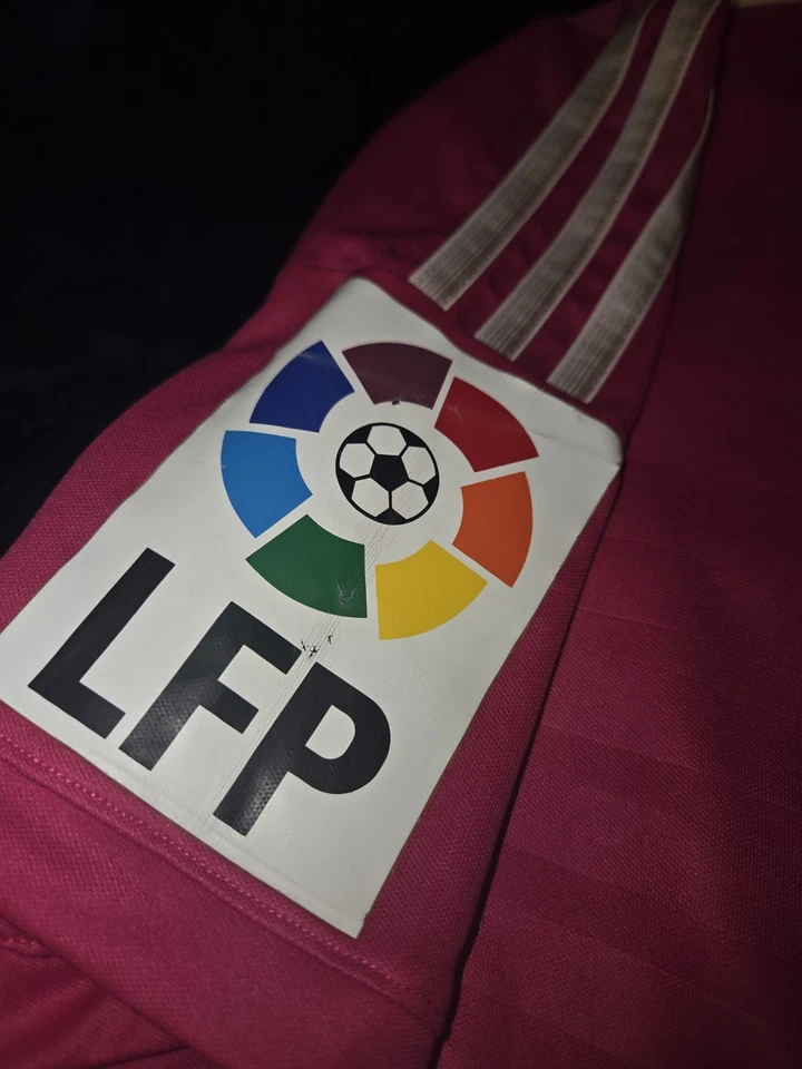 MATCH ISSUED 2014/15 Real Madrid Benzema #9 Adizero Player Version Jersey Sz 10 - Image 3 of 4