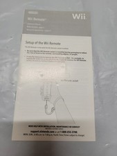 Wii Remote Setup Operations Nintendo Wii Instruction Manual Only