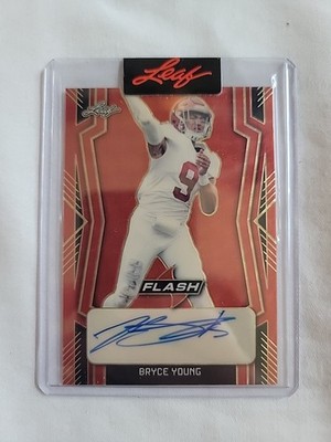 2022 Leaf Flash 1/1 Bryce Young #BA-BY1 Auto Rookie Year Alabama Panthers Sealed