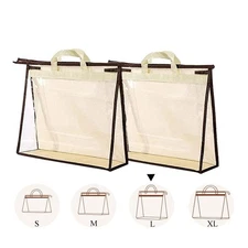 fazhongfa 2PCS Dust Bags for Handbags Clear Purse Storage Organizer Non-Woven...