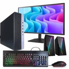 HP ProDesk 600G5 Desktop Intel Core i5 16GB RAM 1TB SSD 24 i5-9500