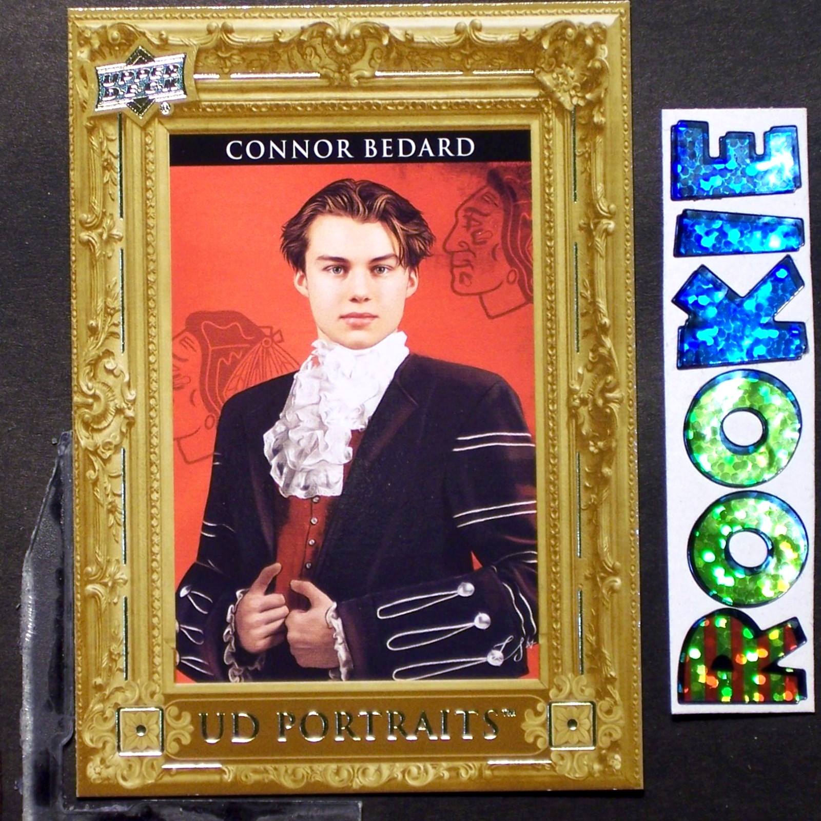 CONNOR BEDARD 2023/24 Upper Deck UD Portraits ROOKIE #P60 (e Blackhawks