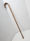 Old Vintage Walking Cane Stick Faux Bamboo Carved Notched