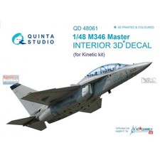 QTSQD48061 1:48 Quinta Studio Interior 3D Decal - M346 Master KIN kit 