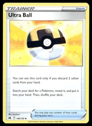 Ultra Ball 146/159 Uncommon Crown Zenith Pokemon TCG
