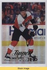 2024-25 Upper Deck Fleer Ultra Rainbow Foil Owen Tippett #10 READ 5x5