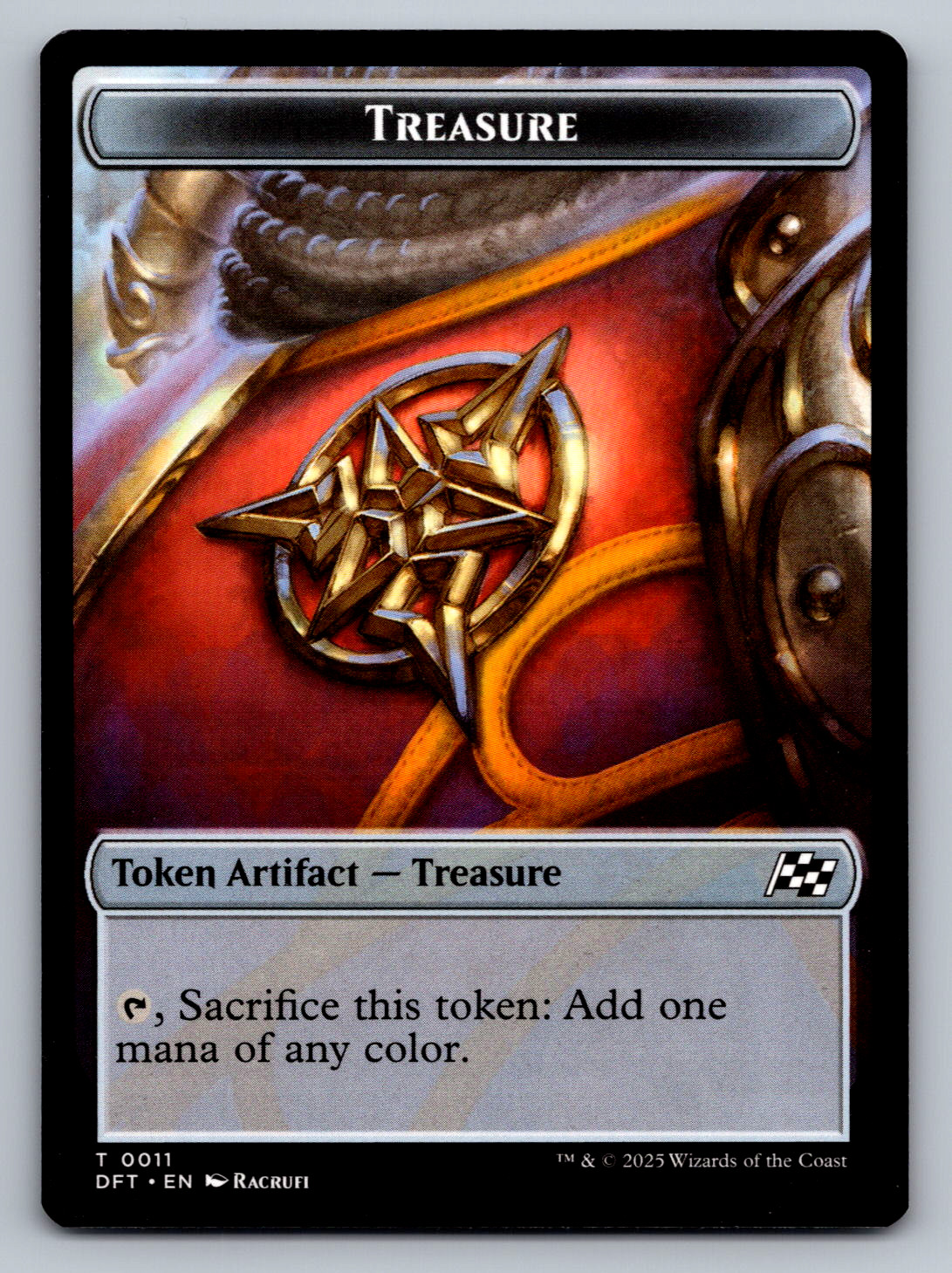 Treasure T 0011 / Thopter T0009 Double-Sided Token Aetherdrift Regular