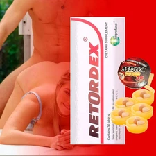 Retordex + Mega Gold Pill Intimacy Boosting Supplement Men High Sexual Boost