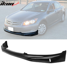 Fits 08-10 Honda Accord Sedan L4 Only Mugen Style Front Bumper Lip Spoiler - Pu