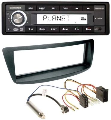 Continental USB 1DIN AUX DAB MP3 Autoradio für Peugeot 107 Citroen C1 Phantomein - Bild 1 von 4