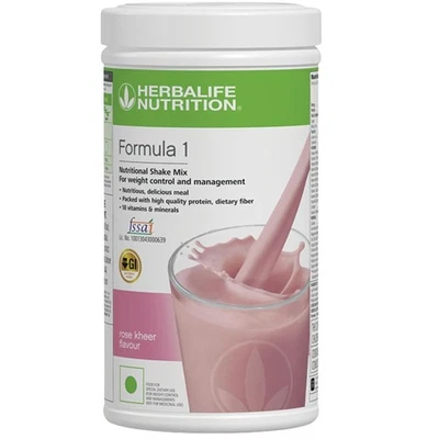 MARKENLOS Herbalife Formula 1 Nutritional Shake Mix - Rose Kheer Geschmack | 500g |