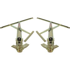 Manual Window Regulator Set For 1996-2000 Honda Civic Front 2-door Coupe
