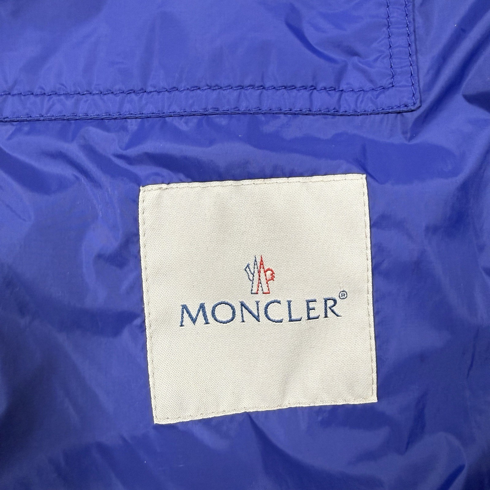 Moncler Vintage Thin Nylon Track Jacket Japan Import ‘Royal Blue’ - Size 1 Small thumbnail 13