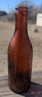 Vintage 1915-16 ROOT Nashville Amber Brown  Coca-Cola Script Bottle 7 1/4" Tall