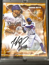 24 Fanatics UW Emanate 1st Edition MLB Mookie Betts Orange /25 LA Dodgers
