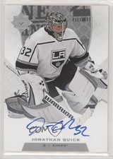 2019 Upper Deck Ultimate Collection 2020-21 Update Jonathan Quick #16 Auto 5vt