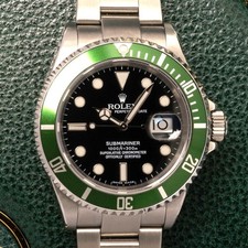 Rolex ROLEX Submariner Date “Kermit” 16610LV February 2004 Full Set - was Flat 4